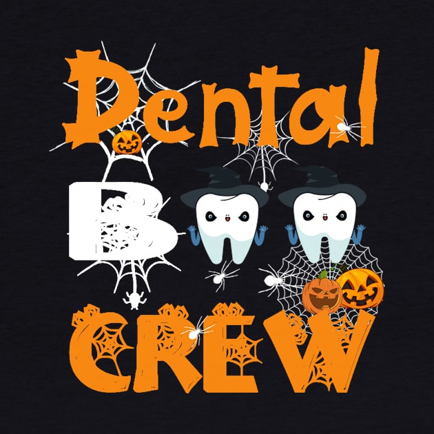 Dental Boo Crew Funny Dentist Halloween Costume by jordanfaulkner02